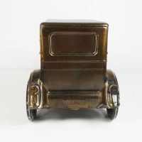 1974 Banthrico 1924 Ford Model T Metal Coin Bank: Back - Click to enlarge