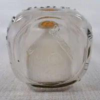 City Creamery vintage clear glass quart milk bottle with original cardboard cap. Cohoes New York: Bottom - Click to enlarge