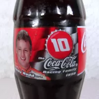 Ricky Rudd Nascar No. 10 Coca Cola Racing Family 1999 full 8 oz Coke Classic Bottle: Image - Click to enlarge