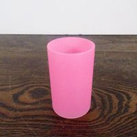 Pink glass lighting tube for our electric oil warmers: Front - Click to enlarge