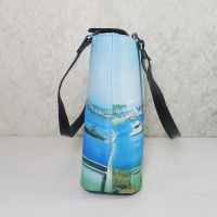 Boxer Dog Bucket Style Shoulder Tote Bag Left - Click to enlarge